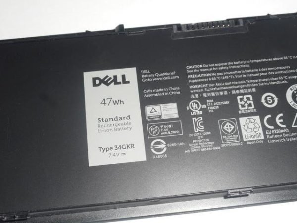 34GKR Laptop Battery
