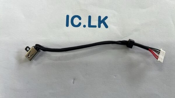 Dc Power Jack Harness Cable For Dell Inspiron 15-5000 5551 5555 5557 5558 5559 Vostro 3558 3559  Laptop Charging Port Dc In Cable Wire Harness Kd4T9, 0Kd4T9, Dc30100Ud00 Dc Jack, Black