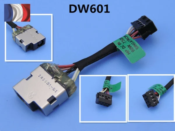 HP PAVILION 15-N 15-P 15-K DC JACK DW676 730932-YD1 CBL0085-0030 732067-001